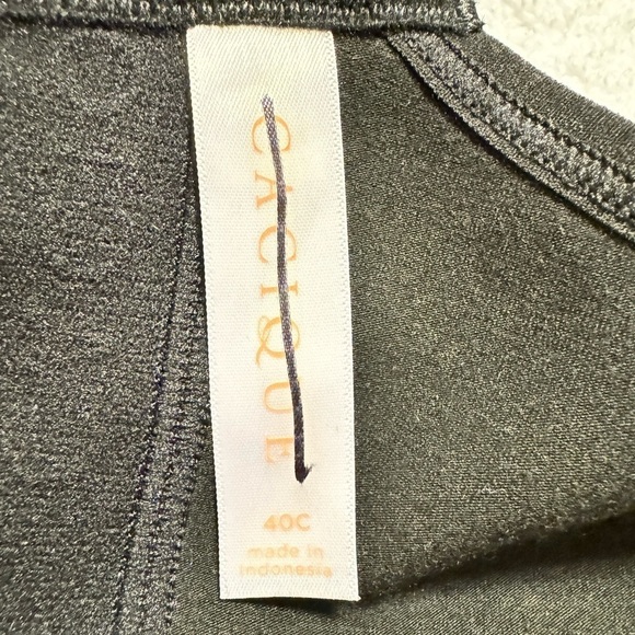 Cacique Cotton Unlined No Wire Scoop Bra 40C - Picture 8 of 9